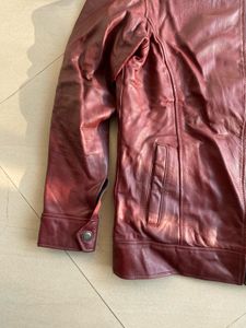 Burgundy Leather Jacket