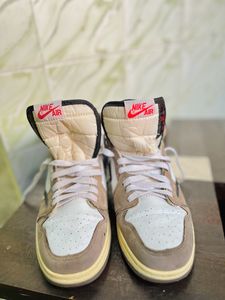 Travis Scott x Air Jordan 1 Retro Mocha First Copy