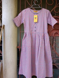 Beautiful New Stylish Cotton Dress With Tag