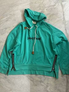 Cyan Blue Oversized Hoodie