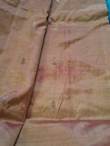 Silk Saree with Green Border