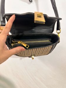 Houndstooth Crossbody Bag