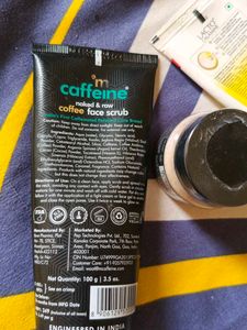 Mcafeine Face Scrub With Sunscreen,Free BodyScrub