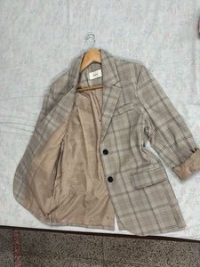 Plaid Blazer