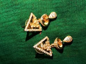 American Diamond Party Wear Earrings