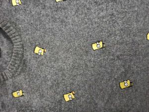 Simpson Sweater Charcoal Colour