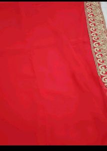 Beautiful Heavy Like New Saree With Blouse 🤩