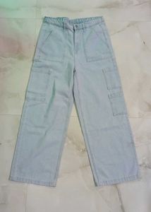 Light Wash Wide Leg Jeans