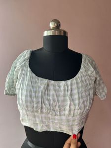 Checkered Crop Top