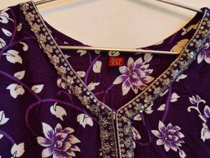 Alia- Cut Floral Print Kurta