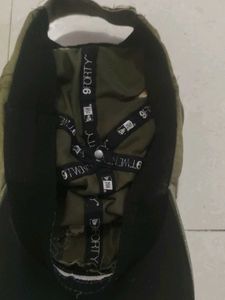 Nike Hat - Olive Green with Flower Details