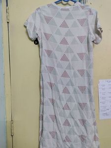 Beautiful White With Red Kurti For Women