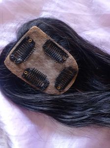 100%human Hair Silk Topper