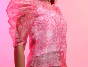 Elegant Organza Dream – Brand New XS Top!