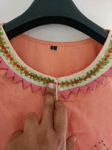A Line Kurta With Pant