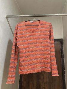 Striped Long Sleeve Top