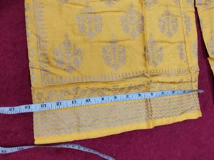 Yellow Printed Palazzos (BL)