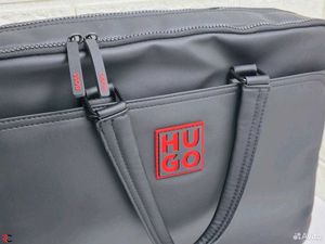 HUGO BOSS LAPTOP BAG WITH BROAD BELT*