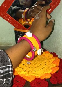 Handmade Fabric Bangle
