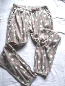 Cozy Heart Print Lounge Pants