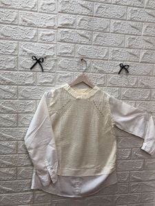 Layered Look Knit Top🕶️👜‼️