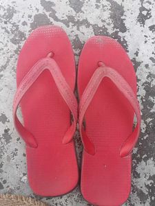 Red Flip-Flops - Casual Comfort