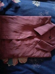 Mauve Button-Down Shirt - Size M