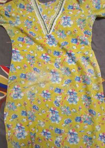 Cotton Floral Print 3pc.Suit