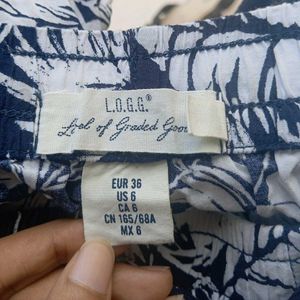 Tropical Print Pants
