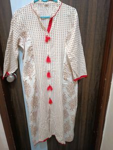 Cotton A Line Kurti