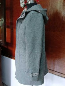Elegant Grey Wool Coat
