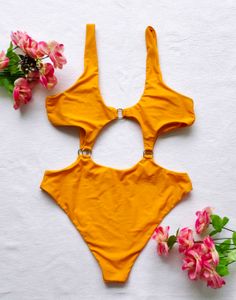 Yellow Swimsuit