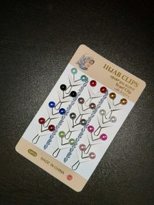 Hijab Scarf Clips Pack Of 12