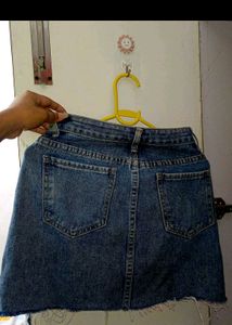 Denim Mini Skirt