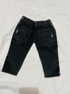 Girls&#39; Black Embellished Jeans