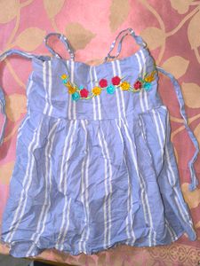 Cute Embroidered Tank Top
