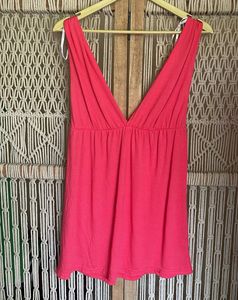 Deep v Neck Top Cum Dress
