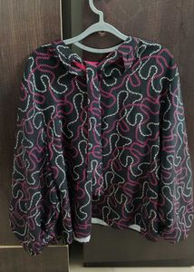Vero Moda Black Printed Top