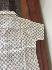 Kids Floral Print Short Sleeve Shirt