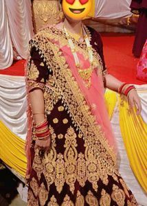 Designer Lahenga Choli With Net Dupatta