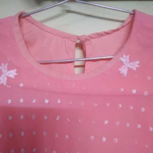 Elegant Pink Floral Top