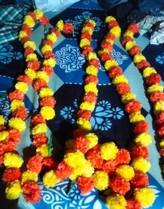 Pack Of 5 Decoration Flower Mala