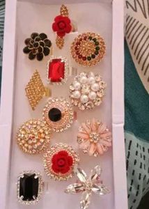 Fancy Party Wear Ring For Women Combo 12