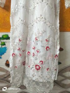 Elegant White Embroidered Kurta Set