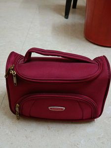 Lotus Maroon Travel Case