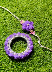 Floral Rakhi Set For Bhaiya Bhabhi