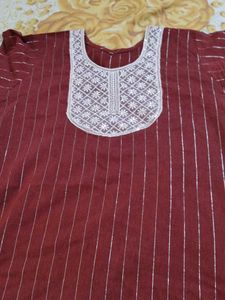 Rust Colour Kurta