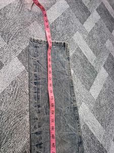Blue Starnik Unique Zipper Korean Jeans