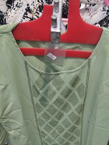 Green Embellished Top