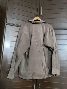 Men Light Brown Casual Bonber Jacket